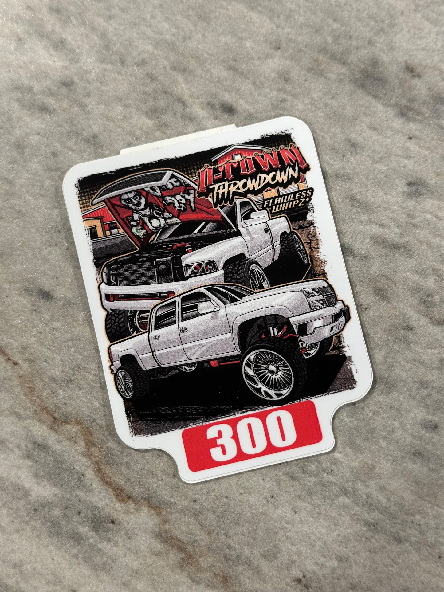 O-Town Throw Down Show Sticker