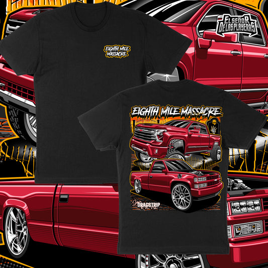 “Eighth Mile Massacre” Show T-Shirt & Sticker