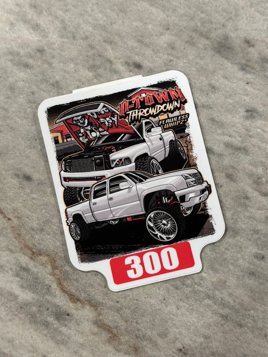 O-Town Throw Down Show Sticker